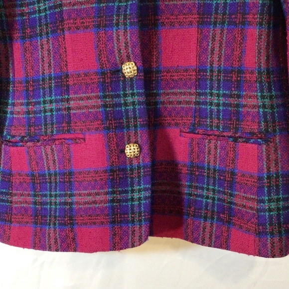 Talbots vintage blazer women’s size 12P wool blend - Picture 4 of 7